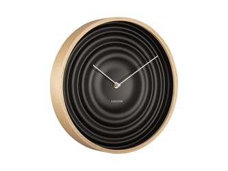 Nástěnné hodiny Scandi Ribble malé 31cm černá Karlsson