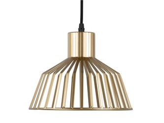 Závěsné svítidlo, lustr Lines Wide 24 cm zlaté Leitmotiv