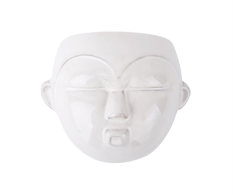 Nástěnný kulatý květináč Mask round Present Time