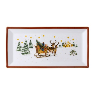 Vánoční tác na cukroví Veselé Vánoce, 36x18 cm Sáňky Rosenthal Vánoční tác na cukroví Veselé Vánoce, 36x18 cm Sáňky Rosenthal