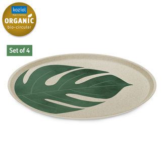 Sada 4 talířů 25,5cm Organic bio-circular KOZIOL