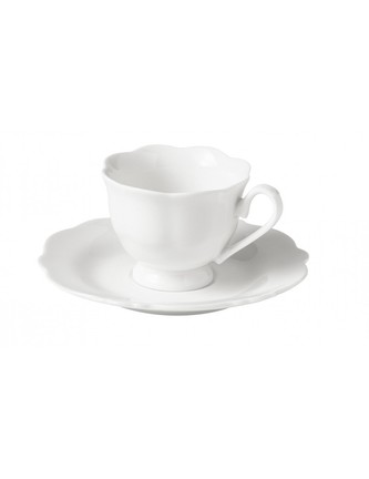 Set 2 ks šálek s podšálkem na presso 90ml Meringa BRANDANI