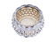 Svícen skleněný na svíčku Sparkle Dots 6 cm jantarově hnědý Present Time