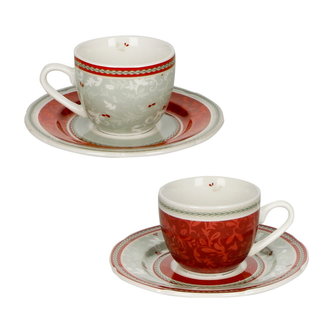 Sada dvou šálků s podšálky na espresso 80 ml Connubio BRANDANI