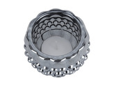Svícen skleněný na svíčku Sparkle Dots 6 cm černý Present Time