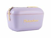 Chladicí box Polarbox POP 12 l, fialový, žlutý nápis a popruh PolarBox