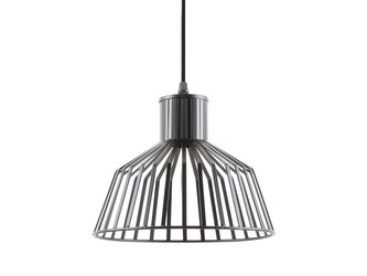 Závěsné svítidlo, lustr Lines Wide 24 cm černé Leitmotiv