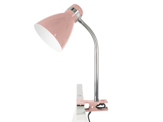 Stolní lampa Clip On Study růžová Leitmotiv