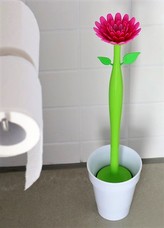 Štětka na WC kytka s beruškou FLOWE POWER VIGAR