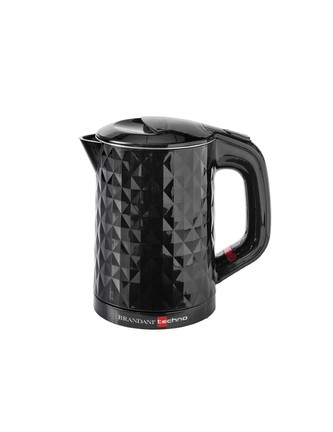 Rychlovarná diamantová konvice Techno 600 ml černá BRANDANI Rychlovarná diamantová konvice Techno 600 ml černá BRANDANI