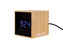 Budík/Stolní hodiny Mini Cube bamboo 6,3 cm Karlsson