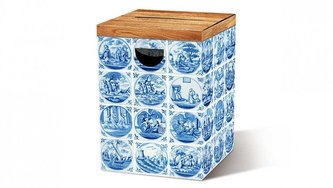 Sedák, stolička, taburet, odkládací stolek.. Delft kachličky REMEMBER