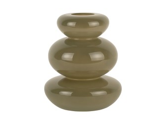 Váza Bubliny Skleněná malá zelená Present Time