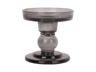 Skleněný svícen Glass Art černý 8,8 cm Present Time