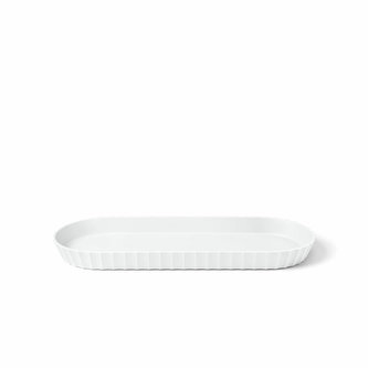 Tác oválný 37 cm bílý Minerva Blim+