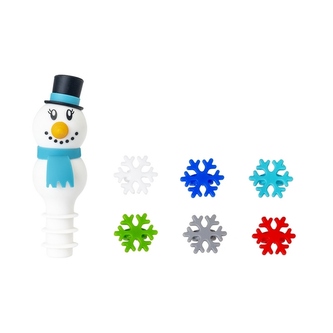 Sada zátek Sněhulák a vločky rozlišovače VIGAR