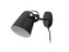 Nástěnná lampa Steady 17cm černé Leitmotiv