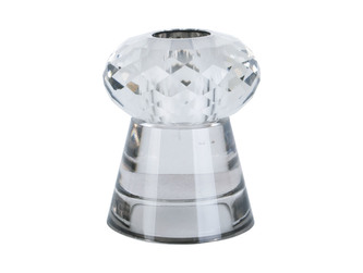 Skleněný svícen Crystal Art Duo S čirý 7 cm Present Time