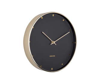 Nástěnné hodiny Petite 27 cm černě Karlsson