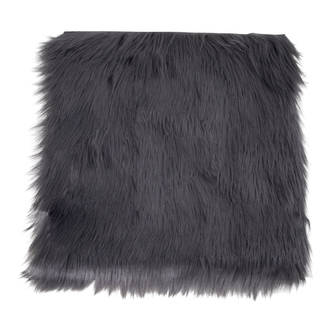 House Nordic podsedák 40cm z umělé jehněčí kožešiny, šedá