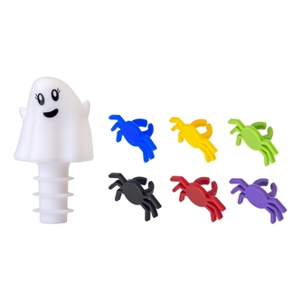 Sada zátky Duch a 6 halloweenských pavoučích rozlišovačů VIGAR