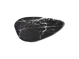 Podnos/ talíř mramorový černý Marble Present Time