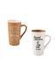 Set 2 kusů velkých hrnků na čaj/caffé latté COLORI 450ml BRANDANI
