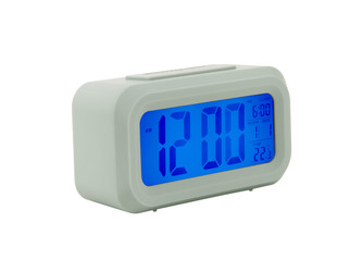 Digitální stolní hodiny/budík Jolly 12,5 cm světle zelené Karlsson