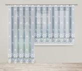 Dekorační žakárová záclona s řasící páskou GARDINIA 170 bílá 300x170 cm MyBestHome