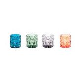Set 4 skleněných svícnů Holder Gem 7 cm Present Time