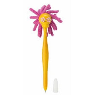 Propiska s prachovkou JACK SKULLY žlutá VIGAR