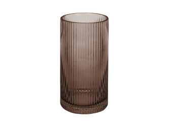 Skleněná váza Allure Straight 20 cm L hnědá Present Time