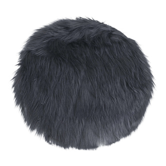 House Nordic podsedák z jehněčí kůže umělá, 35cm, šedý