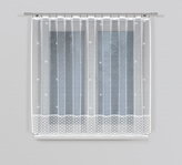 Dekorační žakárová záclona s řasící páskou VIOLET 150 bílá 300x150 cm MyBestHome