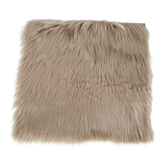 House Nordic podsedák 40cm z umělé jehněčí kožešiny, hnědá