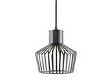 Závěsné svítidlo, lustr Lines Cap 18cm černé Leitmotiv
