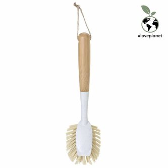 Oválný bambusový kartáč na nádobí Zeroline VIGAR