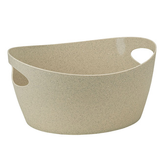 BOTTICHELLI M džber 4,5 l džber na prádlo, hračky, na osázení kytek.. béžový Organic KOZIOL