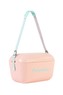 Chladicí box Polarbox POP 12 l, růžový, tyrkysový nápis a popruh PolarBox