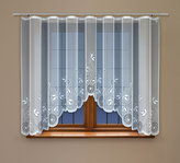 Dekorační žakárová záclona s řasící páskou ANA 170 bílá 300x170 cm MyBestHome