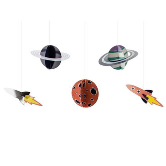 Závěsná dekorace Space 5 ks Závěsná dekorace Space 5 ks