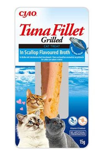 Churu Cat Tuna Fillet in Scallop Flavoured Broth 15g Churu Cat Tuna Fillet in Scallop Flavoured Broth 15g