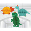 Dekorační pom pomy - Happy Dino 3 ks
