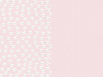 Balící papír kočička 70 x 200 cm - 2 ks