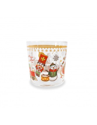 Vánoční skleněné sklenice 6 kusů 350 ml CHICCHI E BALOCCHI BRANDANI