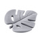 Silikonové kousátko Leaf, Dove Grey