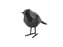 Soška ptáka bird small 17 cm černá Present Time