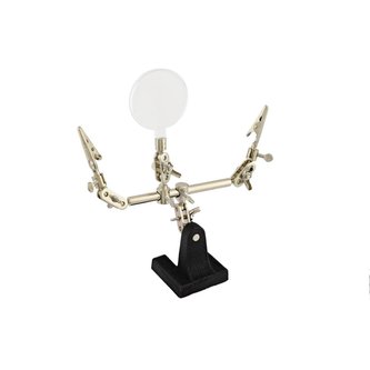 Držák třetí ruka s lupou, zvětšení 6D/2.5X Držák třetí ruka s lupou, zvětšení 6D/2.5X