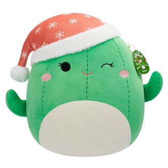 Squishmallows Kaktus s vánoční čepicí Maritza 20 cm