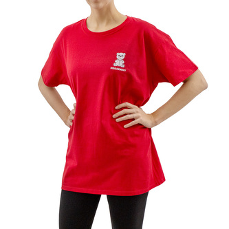 Červené tričko - Megaknihy, velikost S